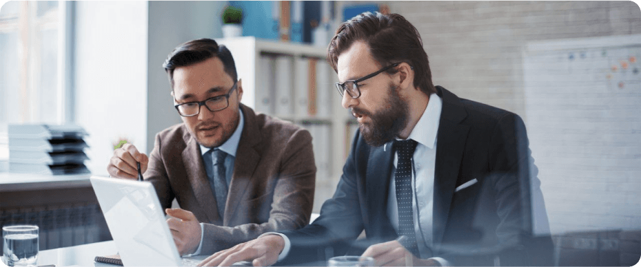 Healthcare professionals reviewing revenue cycle performance